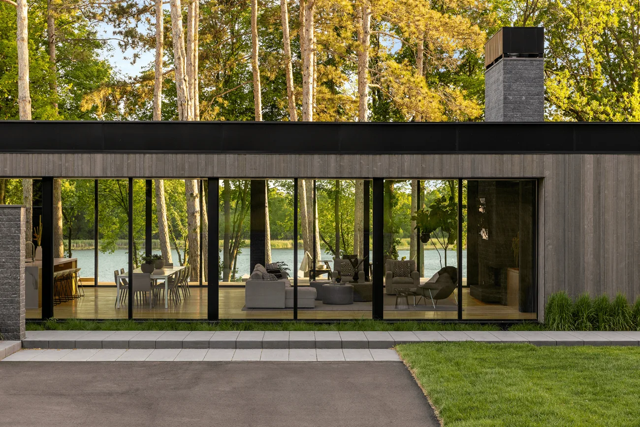 Moderne Fensterfront